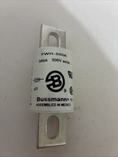 Eaton Bussmann FWH-300A 300A High Speed Semiconductor Fuse Bolt Mount