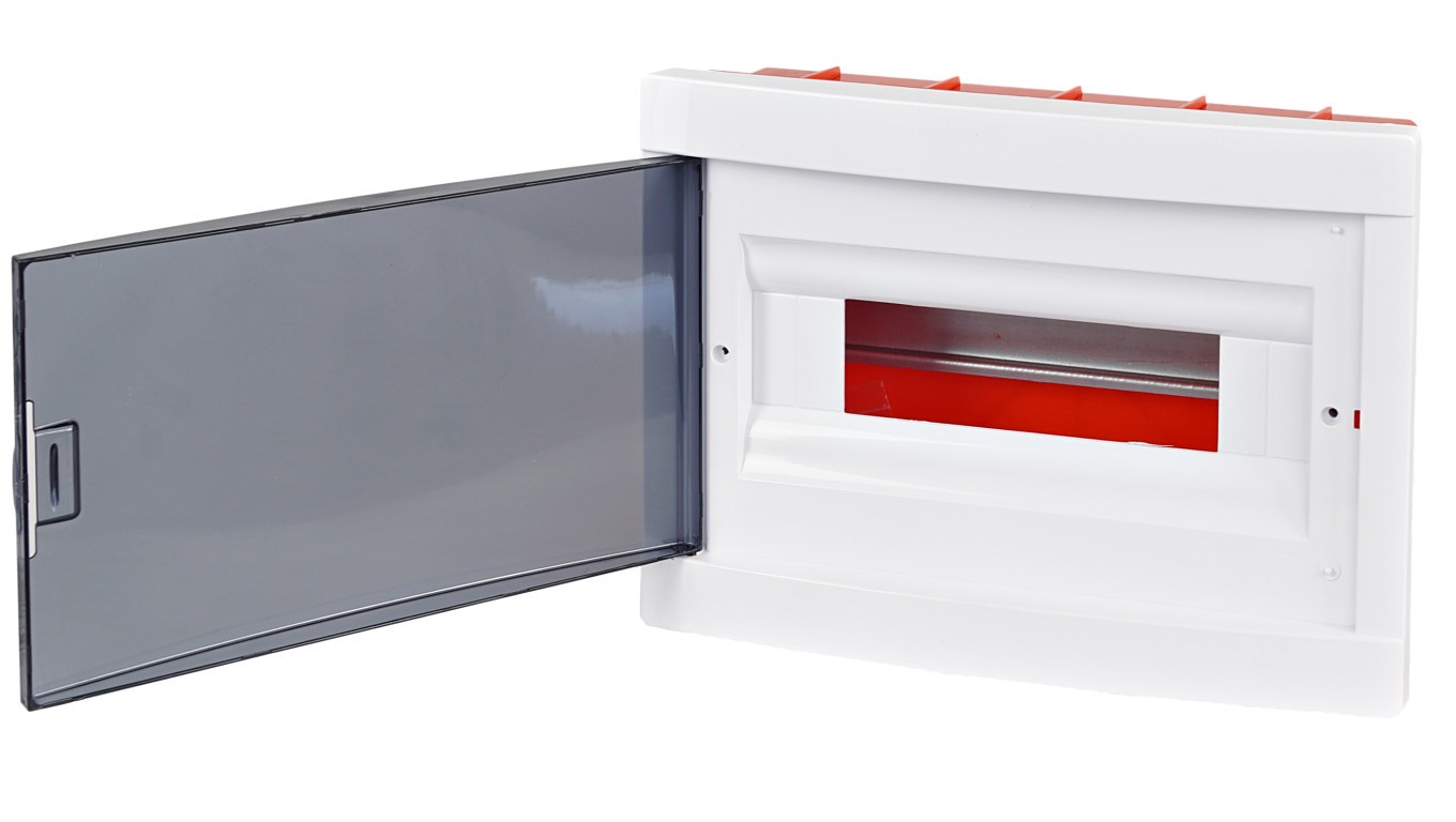 Module distributor 1x12 flush-mounted IP40 white rm-pt-12m