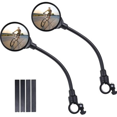 Fahrradspiegel Set 2 360° verstellbar Aluminium Rohr kompatibel mit Fahrrad M...