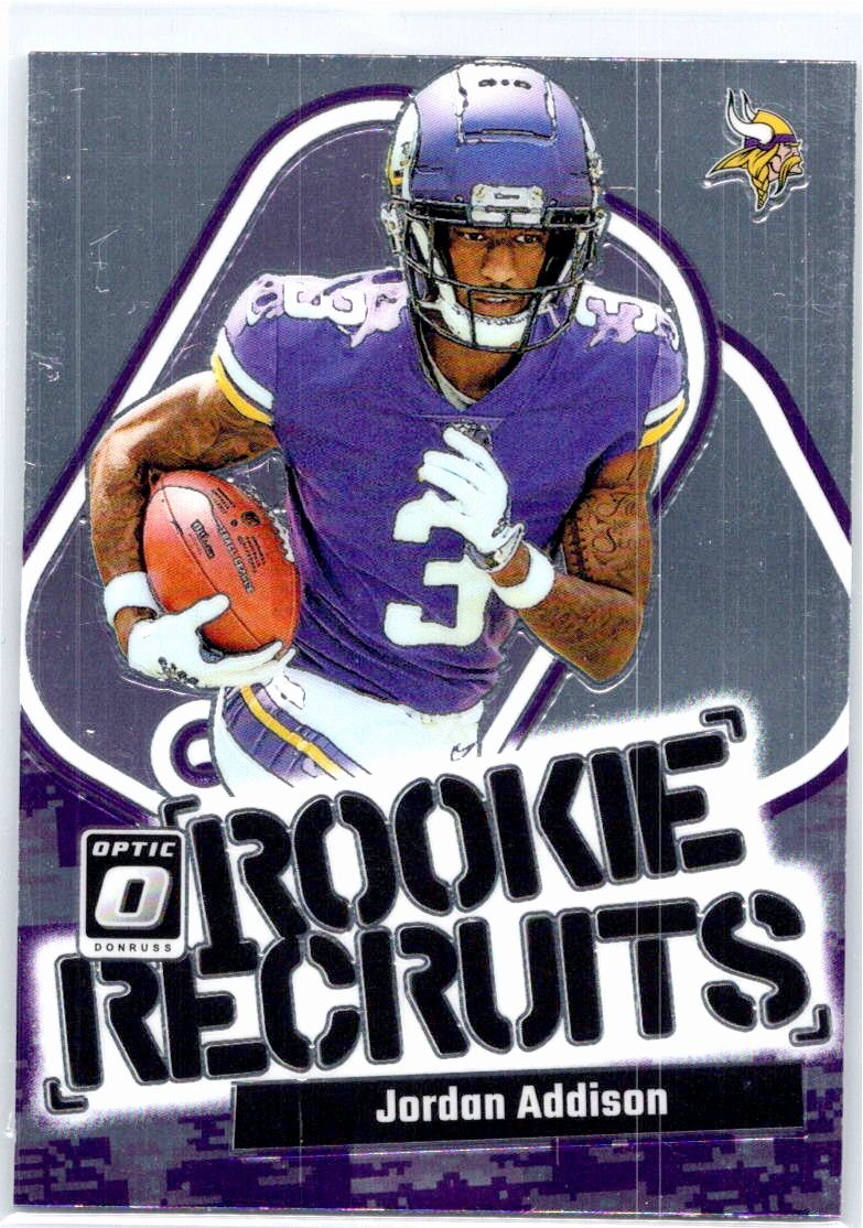 2023 Donruss Optic #14 Jordan Addison Rookie Recruits