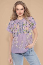 Johnny Was Biya Joelle Lemona Blouse B17625-3 *