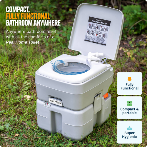 Alpcour Portable Toilet - Picture 2 of 4