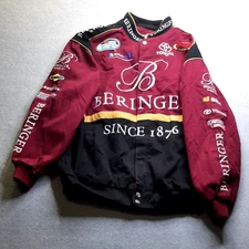 NASCAR Racing Jacket Mens XL Mar Chase Authentics Toyota BERINGER Embroidered