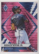 2021 Panini Chronicles Phoenix Pink Pulsar Ronald Acuna Jr #8 02dl