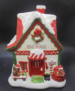 White Barn Candle Co Santa's Workshop Tea Light Holder
