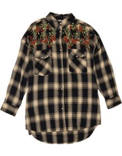 ZARA Damen Oversize Grafik Shirt Kleid UK 10 ...