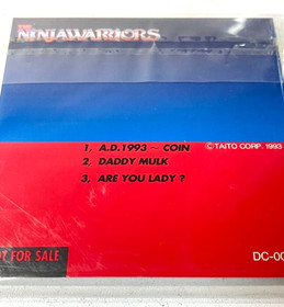 NINJA WARRIORS LIMITED EDITION SEGA MEGA CD MEGADRIVE SPINE CARD + MINI CD