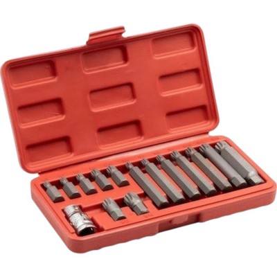 Vielzahn 12-Kant Bit SPLINE Stecknuss Steckschlüssel M6 M7 M8 M9 M10 M12 M14 15t