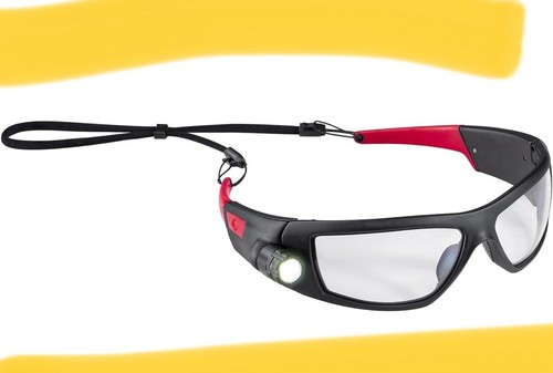Coast SPG500 Schutzbrille mit integriertem wiederaufladbarem Spotlicht 170 Lumen