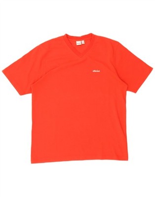 Ellesse Mens T-Shirt Top Medium Red Cotton AI02