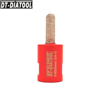 8mm*25mm Diamond Coated Mortar Drilling Bits for Mortar Removal Round Shank 5/8