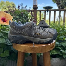 Men's KEEN Targhee II Hiking Shoes - Brown, Gargoyle/Salmon, US Size 11