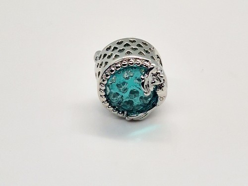🩷 Mermaid In Sea Bead Charm Genuine S925 Sterling Silver 🩷 - Picture 6 of 6