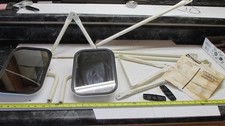 Nos Pair Vintage Pickup Truck Delbar Side View Mirror W Brackets