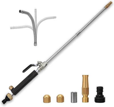 #ad 39#x27;#x27; High Pressure Washer Hose Attachment Jet NozzleHose into Black Extend $37.02