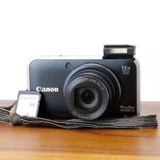 Canon Powershot SX210 IS Digital Camera 14x Zoom Tested No Battery READ