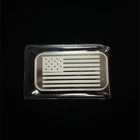The Washington Mint U.S Flag 1oz .999 Fine Sliver Art Bar In Sleeve