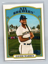 2021 Topps Heritage Minor League Zavier Warren AZL Brewers #6