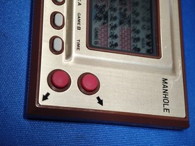 Nintendo Game & Watch Manhole Handheld Electronic Game Maintained Clean
