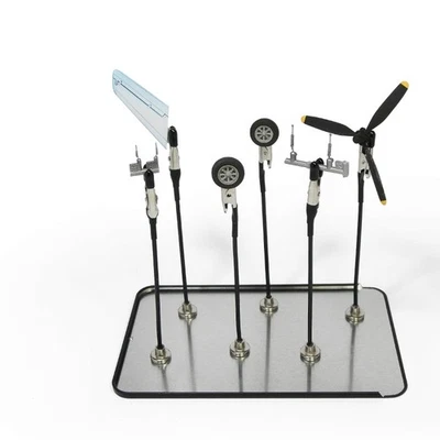 EXPO AIRBRUSH PAINTING STAND MAGNETIC JAWS MODEL KIT PARTS WARHAMMER AIRFIX TAMIYA