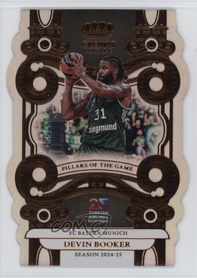 2024-25 Panini Crown Royale EuroLeague Pillars of the Game 9/99 Devin Booker f9s