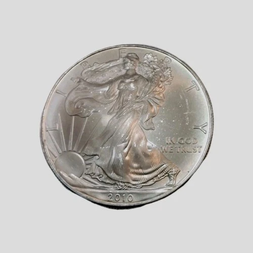 2010 $1 American Silver Eagle, US Mint, 1oz .999 Fine Silver
