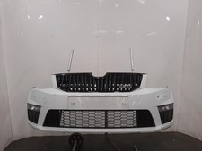 SKODA OCTAVIA VRS TDI MK3 2013-2017 Estate WHITE LS9R Front Bumper 5E0807217F