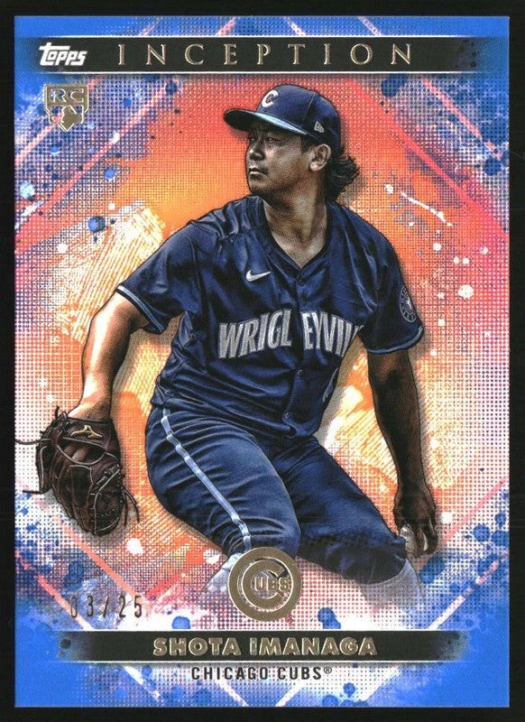 2024 Topps Inception Blue #87 Shota Imanaga RC /25
