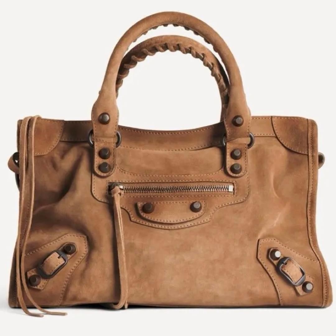 BALENCIAGA LE CITY Suede BALENCIAGA LE CITY Bag