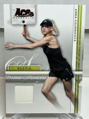 Anna Kournikova - 2007 Ace Authentic Straight Sets (Mem) Match Used 