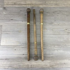 Vintage 15” Weaving Bobbins-Lot Of 3