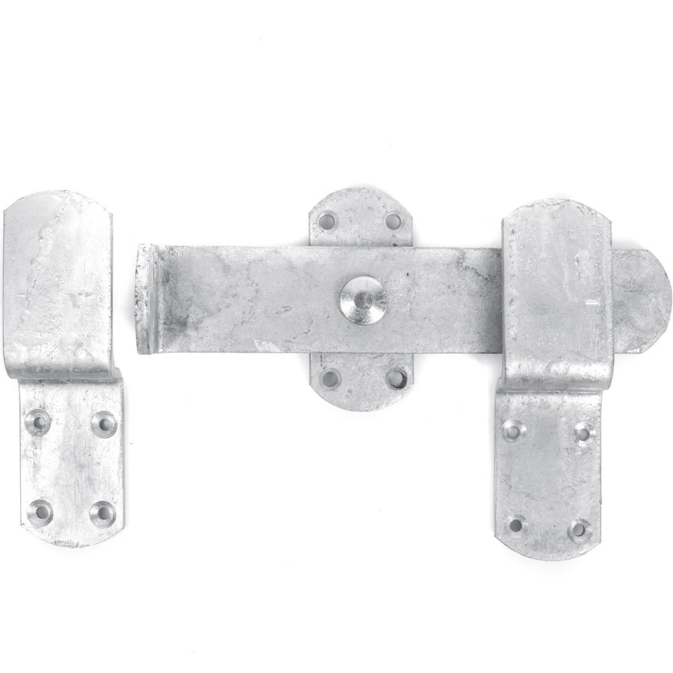 STABLE DOOR KICK OVER FOOT CATCH 9.5" Galvanised Steel Gate Bar Latch Equestrian - Image 2 of 2