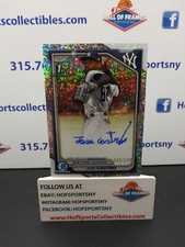 2024 BOWMAN CHROME JOSE CASTRO 1ST SPARKLE REFRACTOR AUTO 245/299 CPA-JCO