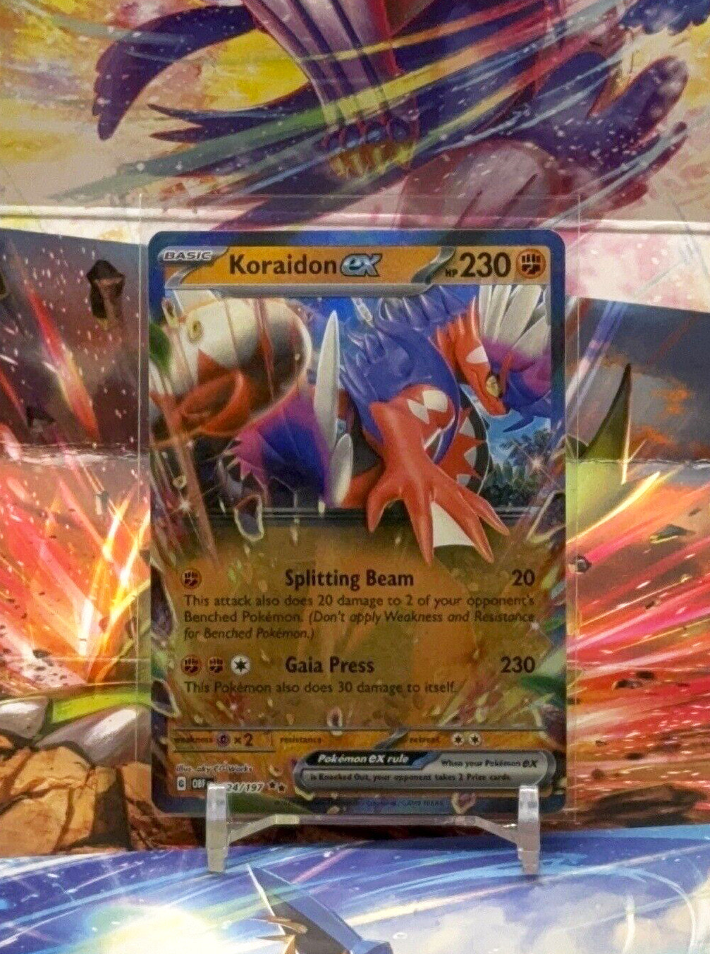 Koraidon ex - 125/198 - Scarlet & Violet - Double Rare | Pokemon TCG | NM