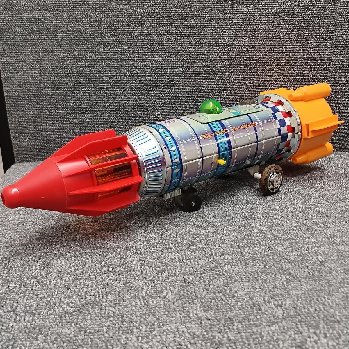 KY YOSHINO TOY Space Frontier Tin Toy Rocket W/BOX F/S FEDEX KY YOSHINO TOY Space Frontier Tin Toy Rocket W/BOX F/S FEDEX