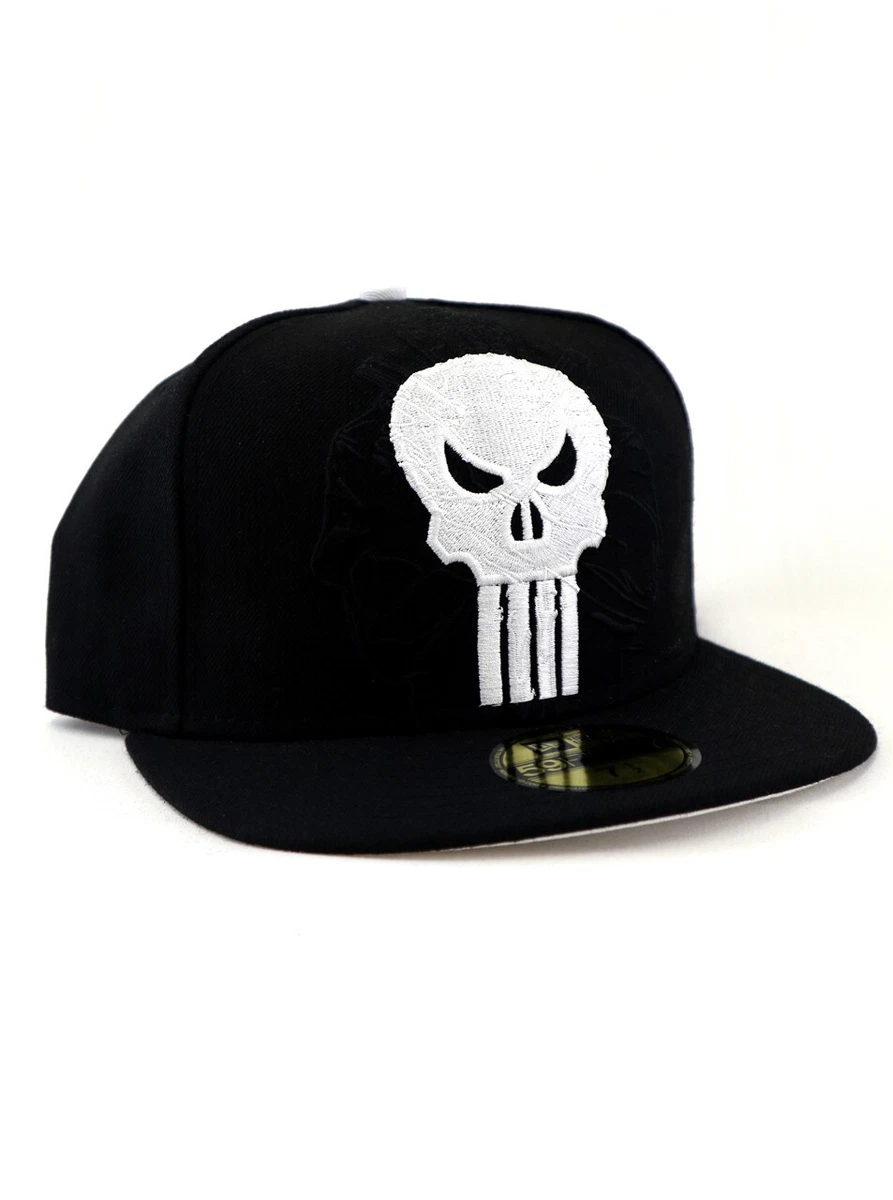 New Era Punisher 59fifty Custom Fitted Hat Size 7 1 2 Marvel Frank