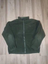 ll bean green polyester jacket