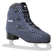 Roces Women's Wooly Fleur De Lis Ice Skate Superior Italian Navy 450694 00002