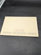 1964 Dodge 880 Sales Brochure Original Vintage Dealer