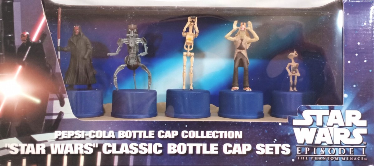 Pepsi Star Wars Classic Bottle Cap Collection. Episode I Set