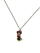 Minnie Mouse Cartoon Character Metal Pendant Necklace
