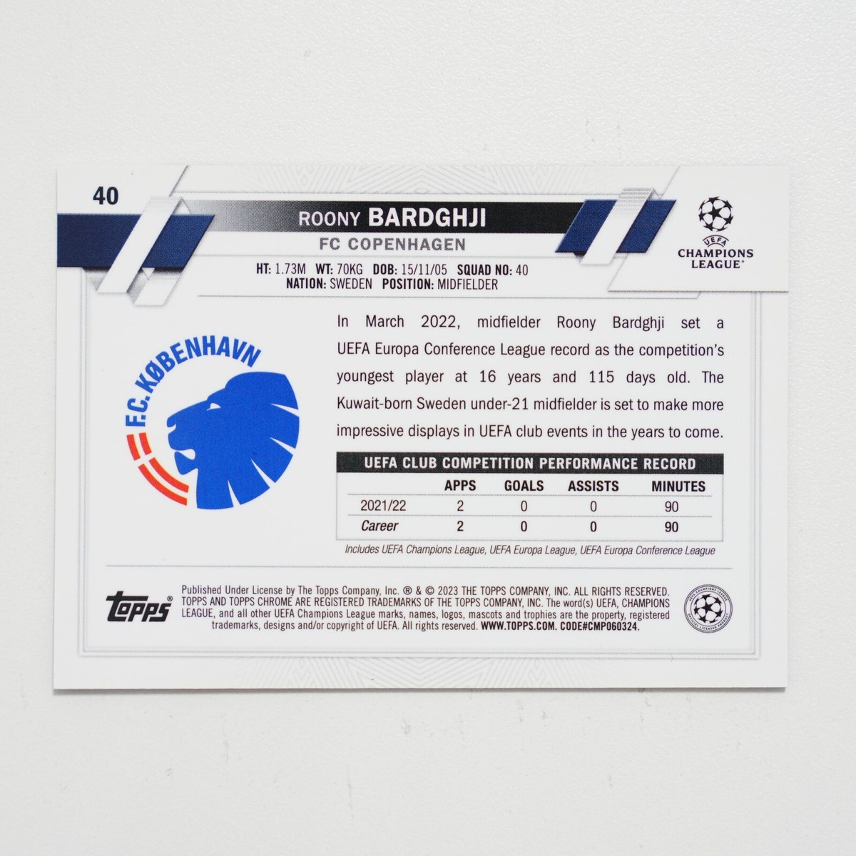 その他 2023 Topps Merlin Roony Bardghji Auto 99 その他 2023 Topps Merlin Roony Bardghji Auto 99 2022-23