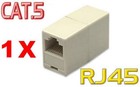 1 x RJ45 Verbinder Kupplung Verlängerung Adapter Cat.5 Netzwerk LAN Ethernet