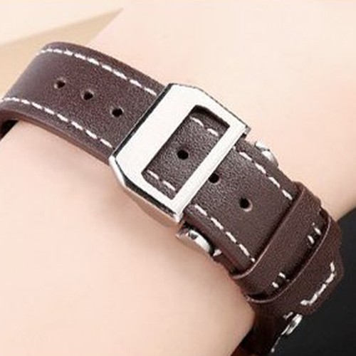 21mm 22mm Leder Uhrenarmband Nieten für Iwc Big Pilot No Buckle Strap - Zdjęcie 8 z 10