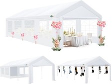 COBIZI 10x30 Party Tent Heavy Duty Carpas Para Fiestas Waterproof Carport White