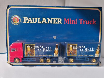 Paulaner Mini Advertising Truck 1:87-MAN TG A Trailer Train-Original Packaging-Highway to Hell