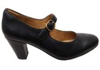 Womens Sofft Leslie Leather Mary Jane Heels With Comfort Footbed - ModeShoesAU