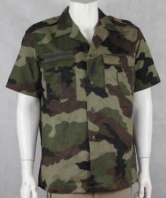 Genuine Surplus French Army Short Sleeve Shirt Warm Weather Genuine Surplus French Army Short Sleeve Shirt Warm Weather