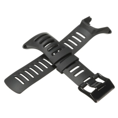Gummiuhr Armband f??r AMBIT2 ROT/AMBIT3 SPORT Schwarz SS019474000