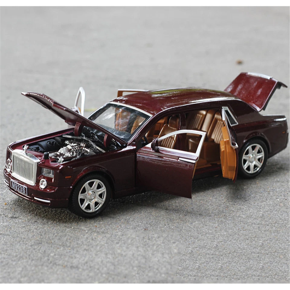 1:24 Rolls-Royce Alloy Die-cast Model Car Toy Sound&Light Collection gifts - Image 3 of 4